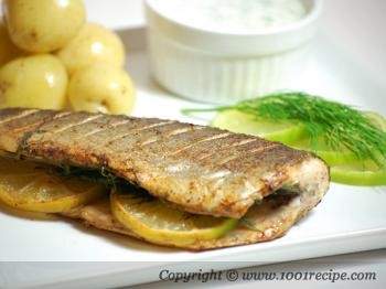 Fried Trout with Dill and Lemon