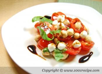 Tomatoes and Fresh Mozzarella Salad