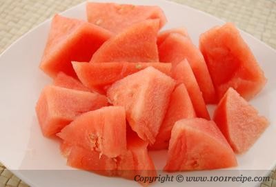 Watermelon and Rosewater Drink
